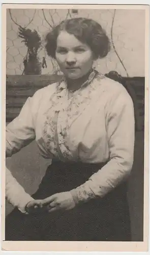 (F30064) Foto AK Porträt junge Frau vor 1945