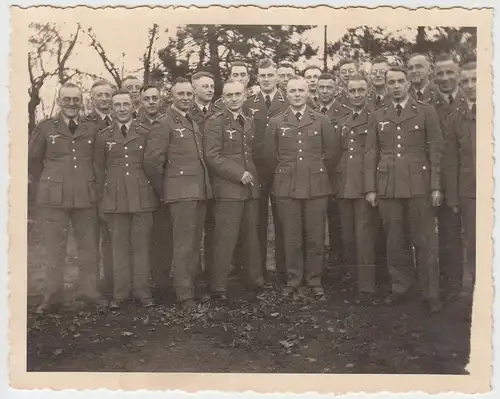 (F3002) Orig. Foto Schießplatz Deep (Mrzezyno), Soldatengruppe, 1937