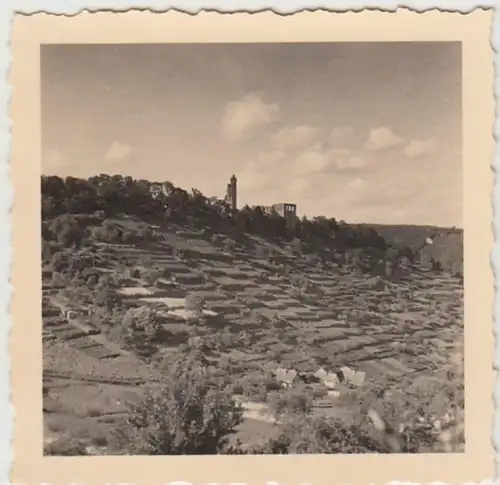 (F30012) Orig. Foto Bad Dürkheim, Blick zur Klosterruine Limburg 1936