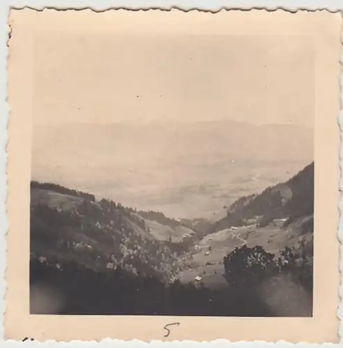 (F29963) Orig. Foto Gaisalptal, Blick nach Fischen 1936