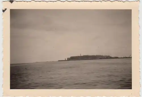 (F29946) Orig. Foto Helgoland, Blick vom Dampfer 1930er