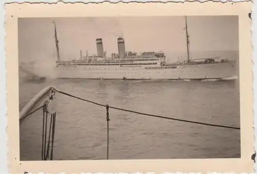 (F29940) Orig. Foto Passagierdampfer >Ozeana< 1930er