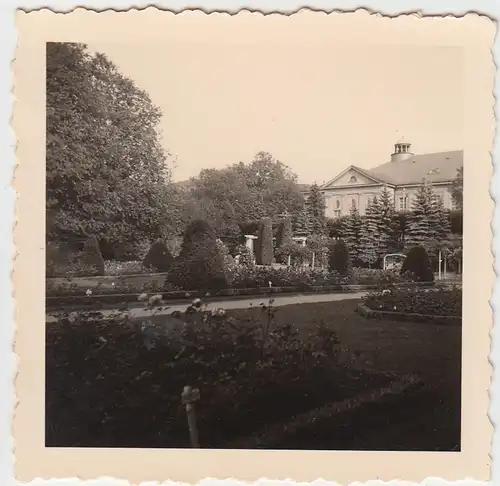 (F2980) Orig. Foto Bad Kissingen, Kurhaus mit Park, 1930er