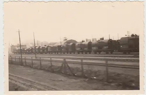 (F29769) Orig. Foto Böhlen, Bahnhof Güterzug 1937