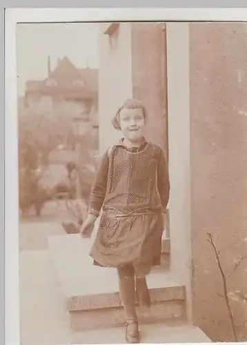 (F29751) Orig. Foto Kind Elisabeth in Buer, Springestraße 1928