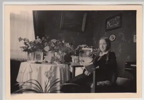 (F29662) Orig. Foto Konfirmation Elisabeth in Buer, Springestraße 35, 1935