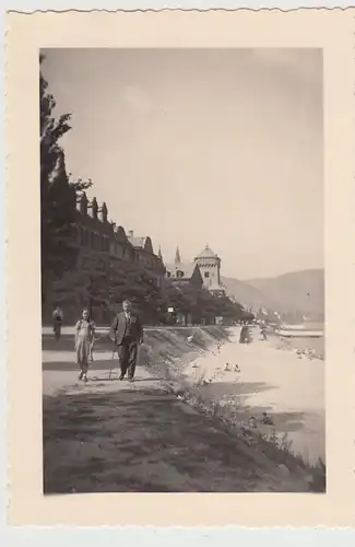 (F29650) Orig. Foto Boppard, Rheinpromenade 1935