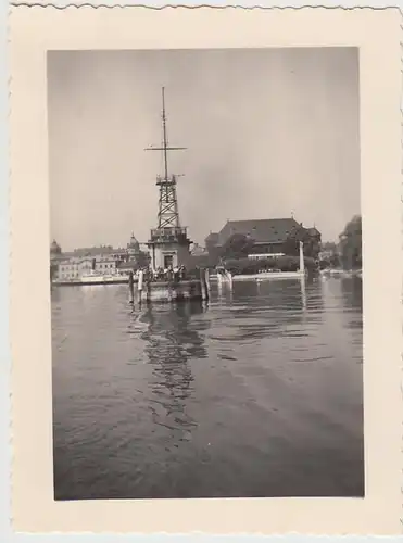 (F29642) Orig. Foto Konstanz, Hafeneinfahrt 1935
