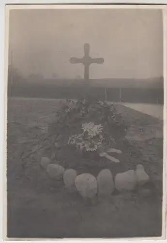 (F29568) Orig. Foto Grab in Weil am Rhein 1920/30er