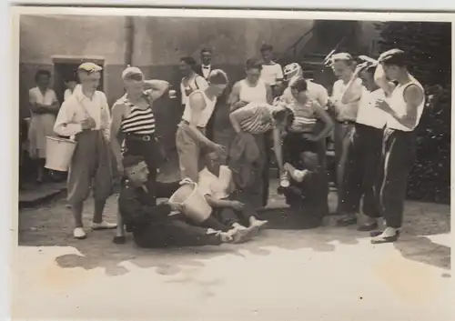 (F29549) Orig. Foto Personen Rudersportler in Binau 1932