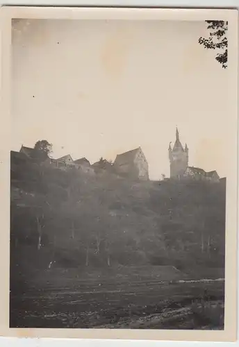 (F29534) Orig. Foto Wimpfen, Blick zur Burg 1930