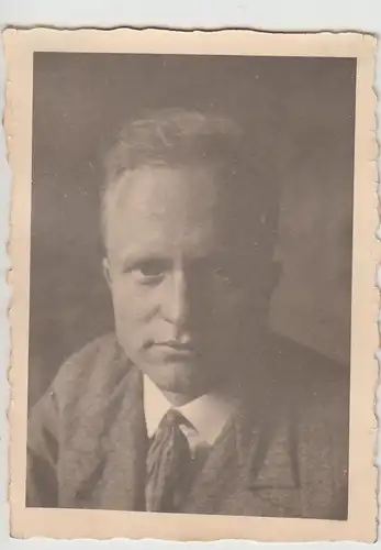 (F29475) Orig. Foto Porträt eines Mannes Heinrich 1930