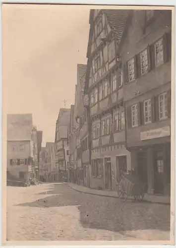 (F29435) Orig. Foto Wimpfen, Straßenzug 1931