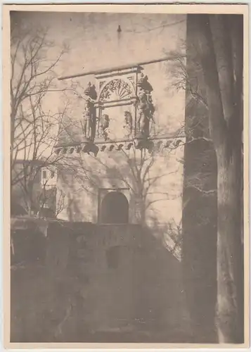 (F29403) Orig. Foto Schloss Heidelberg, Burgtor 1930