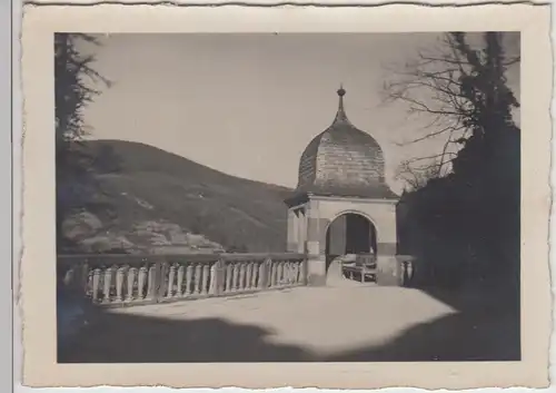 (F29401) Orig. Foto Heidelberg, Pavillon auf dem Schlossaltan 1930