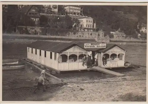 (F29395) Orig. Foto Mangelsdorf, Bootshaus Bodil 1930