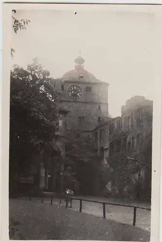 (F29391) Orig. Foto Schloss Heidelberg, Schlosshof 1929