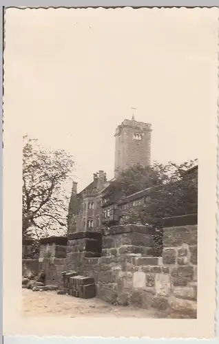 (F29283) Orig. Foto Eisenach, Blick zur Wartburg 1940er