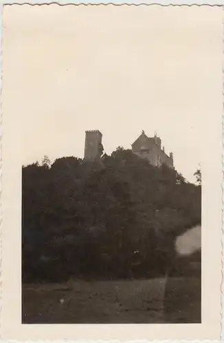 (F29282) Orig. Foto Eisenach, Blick zur Wartburg 1940er
