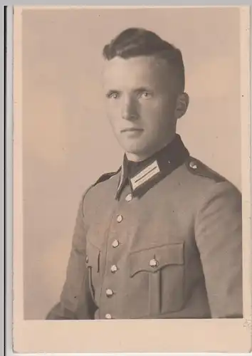 (F28918) Orig. Foto Porträt deutscher Soldat, Recklinghausen 1930/40er
