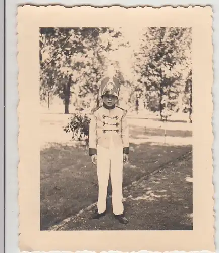 (F28683) Orig. Foto Kind Junge im Kostüm, Karneval, Fasching 1930er