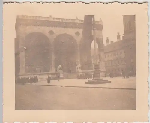 (F28632) Orig. Foto München, Feldherrnhalle 1930er