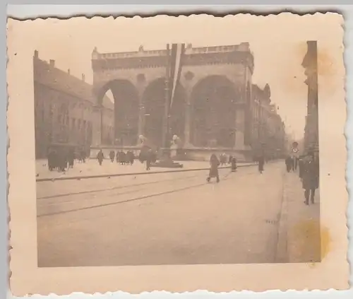 (F28626) Orig. Foto München, Feldherrnhalle 1930er