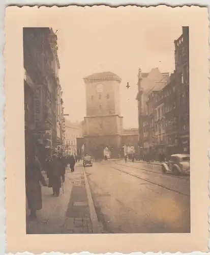 (F28623) Orig. Foto München, Isartor 1930er