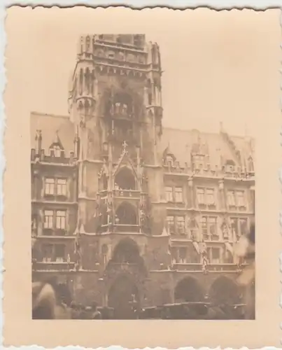 (F28616) Orig. Foto München, Rathaus 1930er