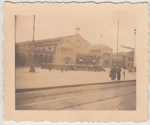 (F28614) Orig. Foto München, Bahnhof 1930er