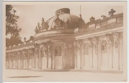 (F2859) Orig. Foto Potsdam, Schloß Sanssouci, Südseite, 1920/30er