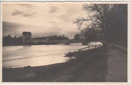 (F2852) Orig. Foto Brücke mit Brückenhaus, vor 1945