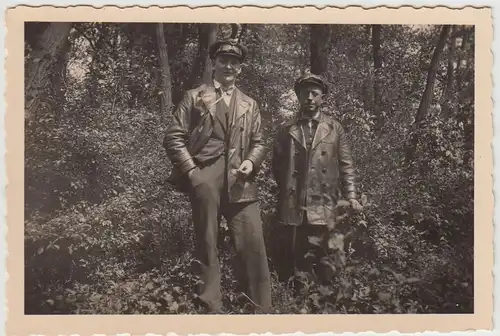 (F28497) Orig. Foto Magdeburg, Männer beim Felsenberg 1937