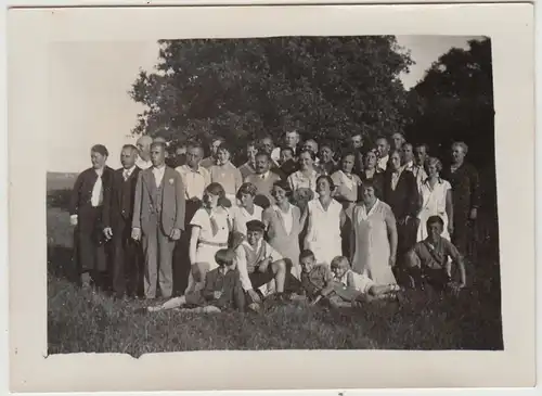 (F28451) Orig. Foto Gruppenbild, 1. Neust. Kanarienvogelverein 1930er