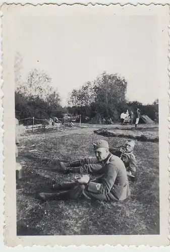 (F28396) Orig. Foto Truppenübungsplatz Munsterlager, Zelten im Felde 1935