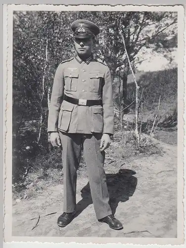 (F28387) Orig. Foto deutscher Soldat Willi Warneke in Freystadt, Ko?uchów 1935