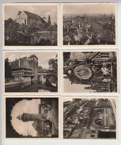 (F28366) 6x Kauf-Foto Nürnberg 1930er