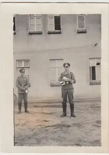 (F28360) Orig. Foto deutsche Soldaten in Seerappen, Ljublino 1935