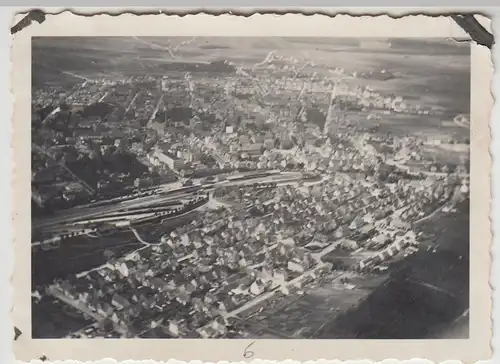 (F28316) Orig. Foto Luftbild Schwenningen? 1932
