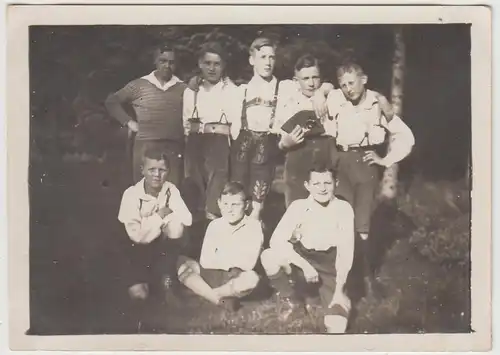 (F28296) Orig. Foto Schulklasse aus Realschule Schwenningen a. Titisee 1920er