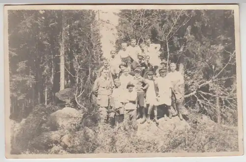 (F28290) Orig. Foto Kinder im Freien, Gruppenbild Sommer 1926