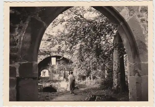 (F28269) Orig. Foto Burg Wildenberg (Kirchzell), 1956