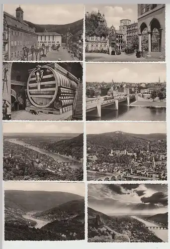 (F28253) 15x Kauf-Foto Heidelberg 1956