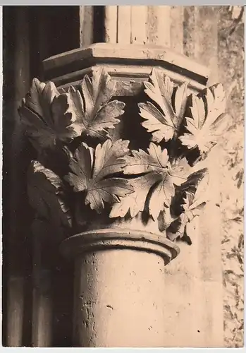 (F2825) Orig. Foto Naumburg, Dom, Säulen Detail, 1963