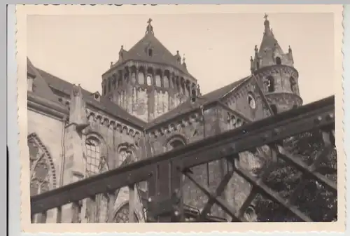 (F28246) Orig. Foto Worms, Dom Detail 1956