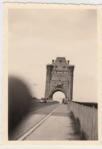 (F28245) Orig. Foto Worms, Nibelungenbrücke 1956
