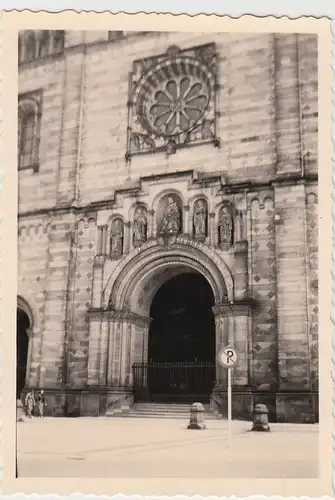 (F28237) Orig. Foto Speyer, Domportal 1956