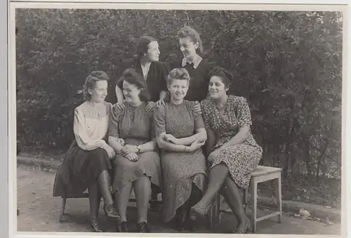 (F28210) Orig. Foto Schwestern d. Kinderkrankenhaus Berlin Mariendorfer Weg 1946