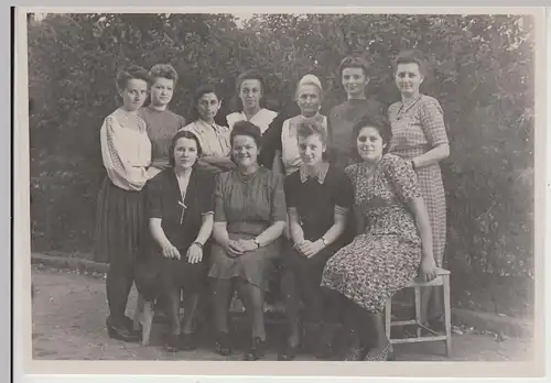 (F28208) Orig. Foto Schwestern d. Kinderkrankenhaus Berlin Mariendorfer Weg 1946