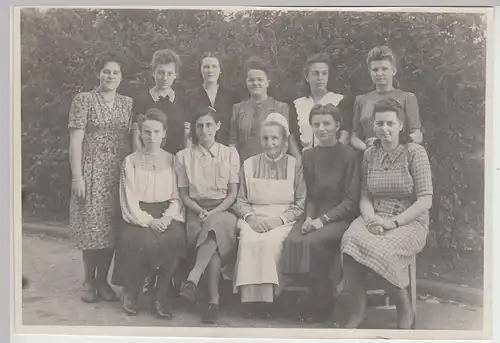 (F28205) Orig. Foto Schwestern d. Kinderkrankenhaus Berlin Mariendorfer Weg 1946